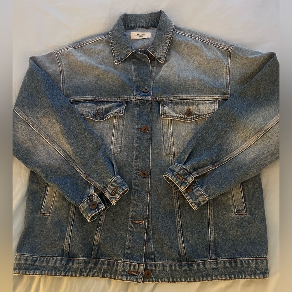 Weekend Max Mara denim jean jacket US14 Oversized